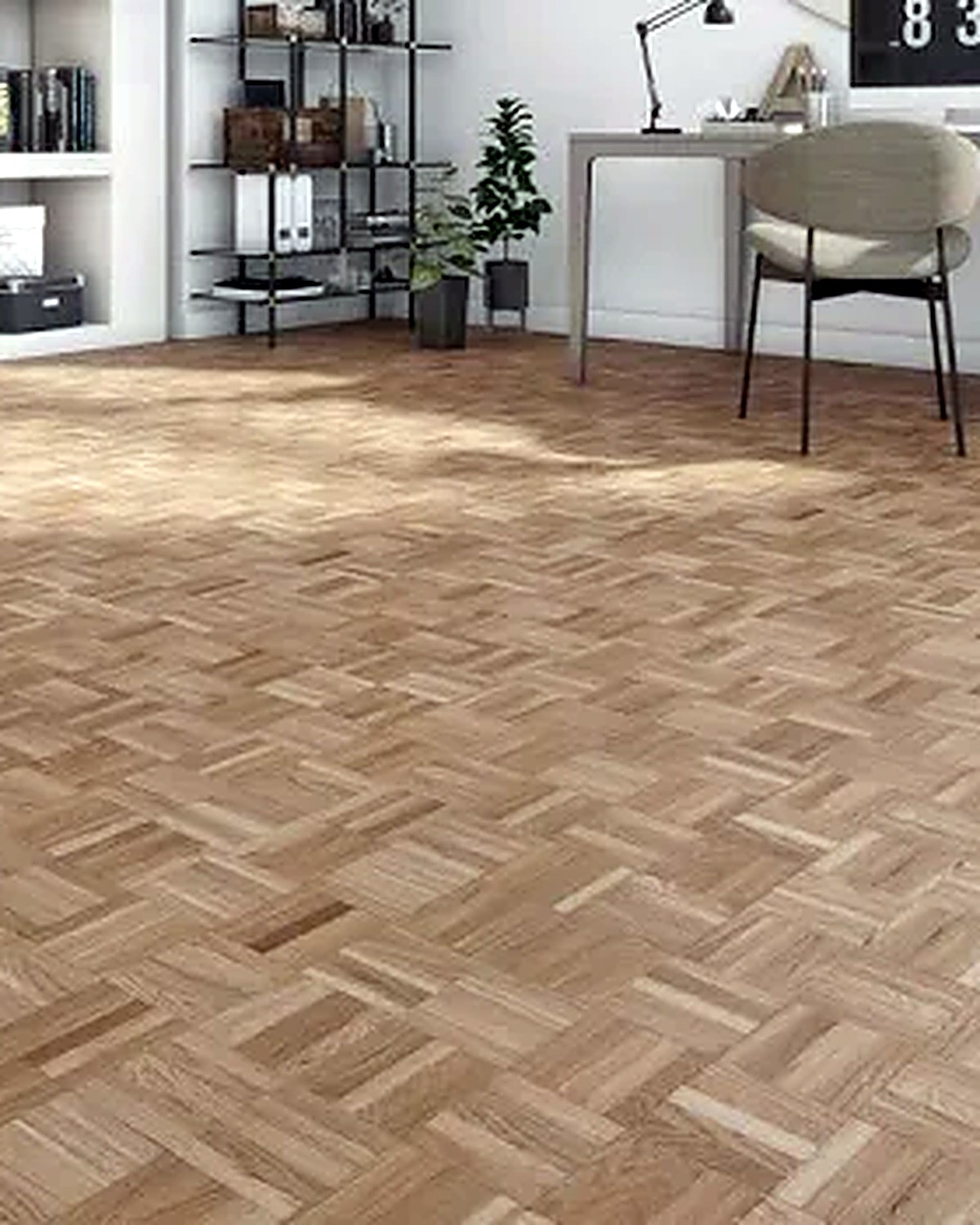 Parquet en panneaux : plancher intérieur en bois en Guyane